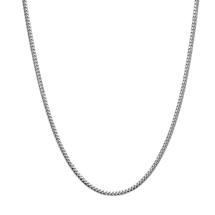 Cuban Chain Necklace Stainless Steel, - 5mm
