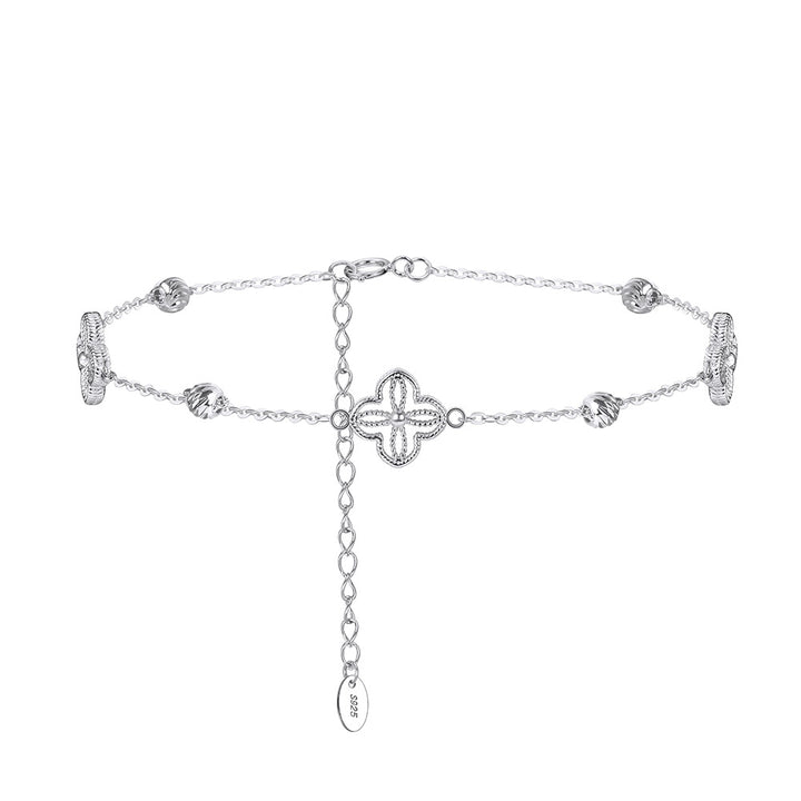 Kleeblatt Armband · Filigran · 925 Silber · 14K vergoldet