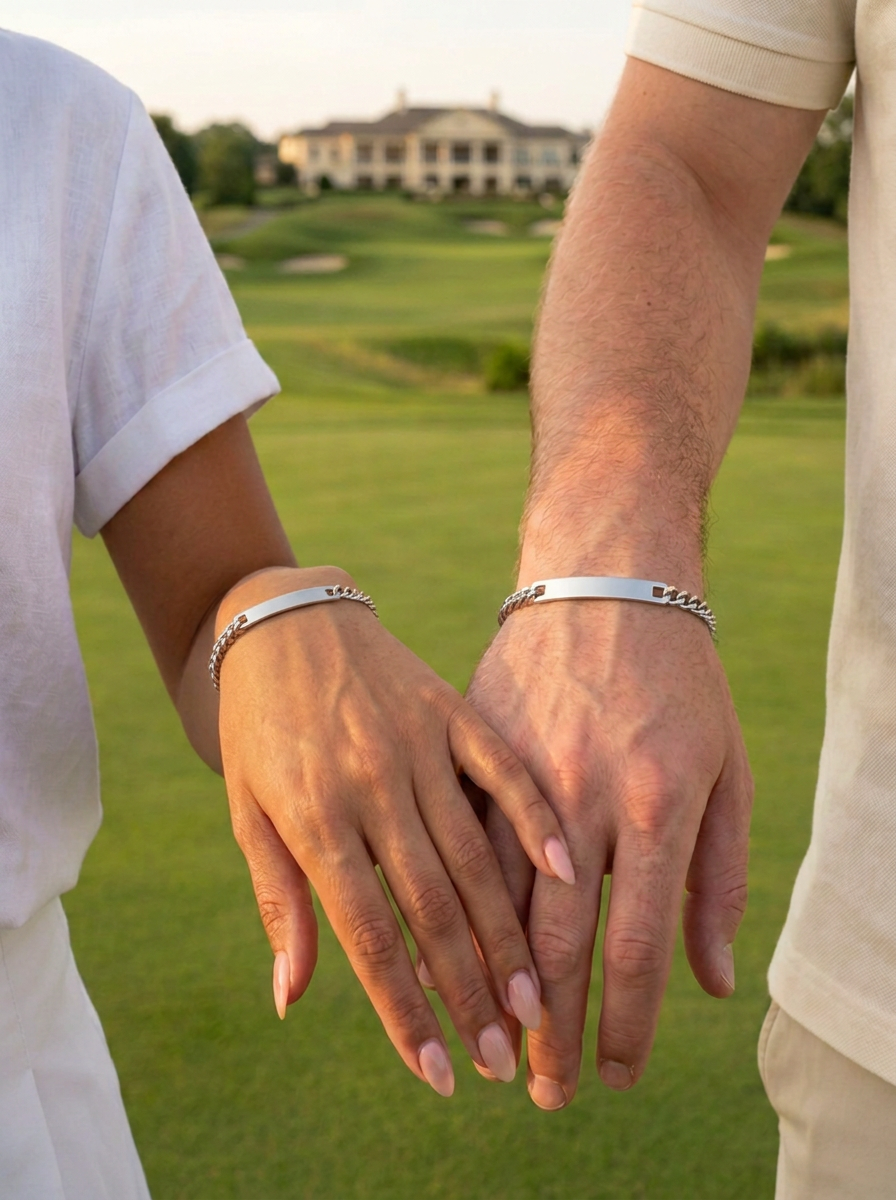 Armband mit Gravur – Pärchen-Set, Edelstahl