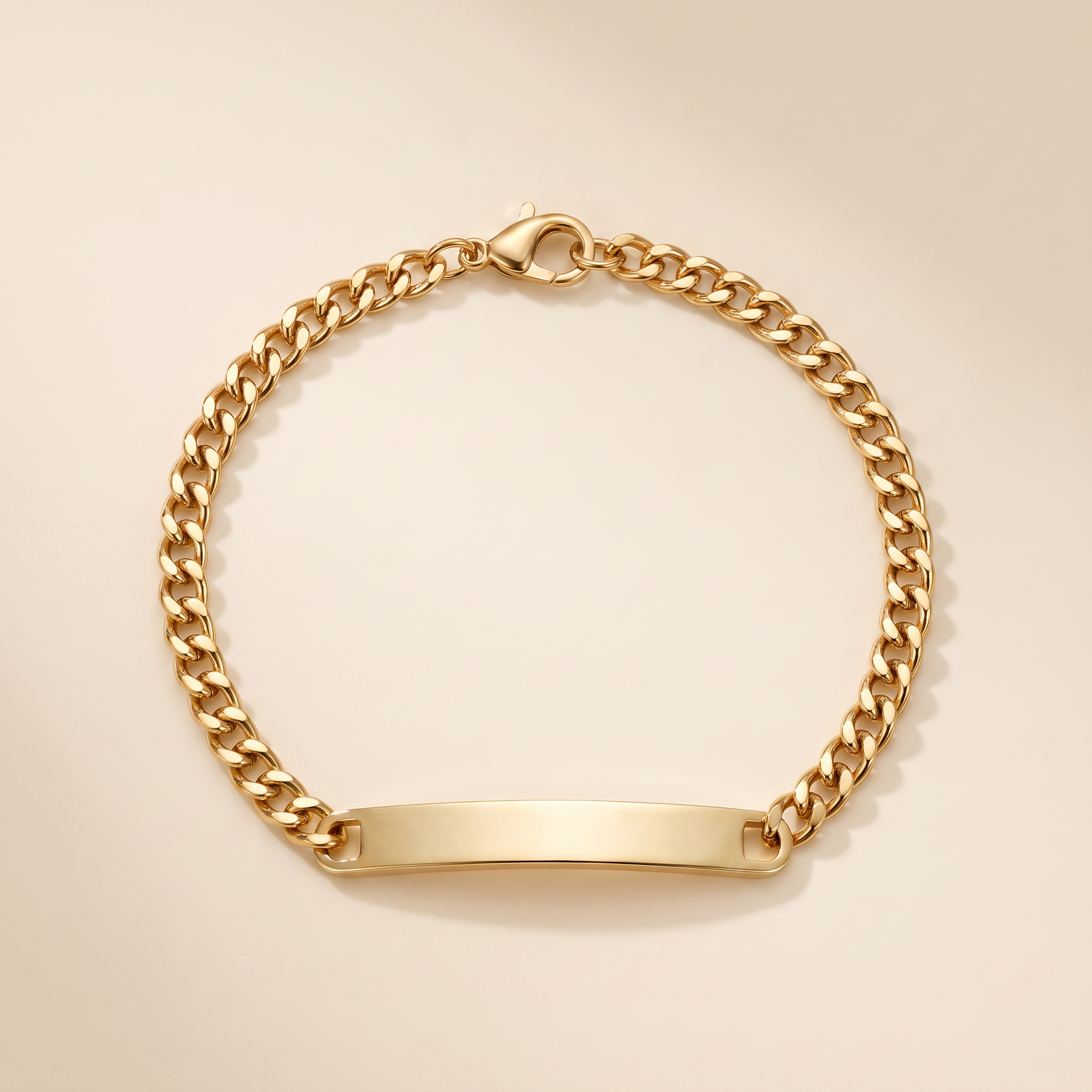 Armband mit Gravur – 14K vergoldet