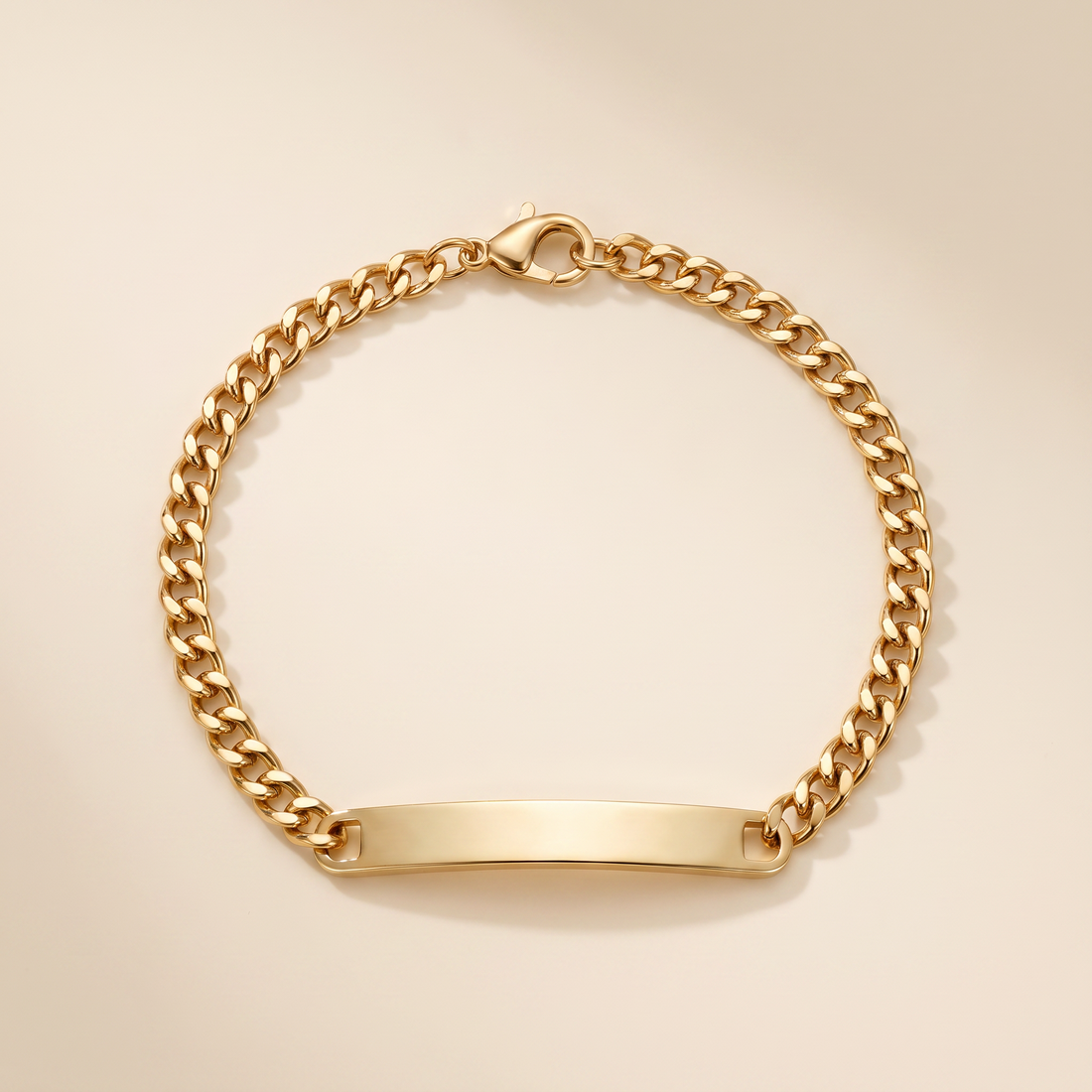 Armband mit Gravur – 14K vergoldet