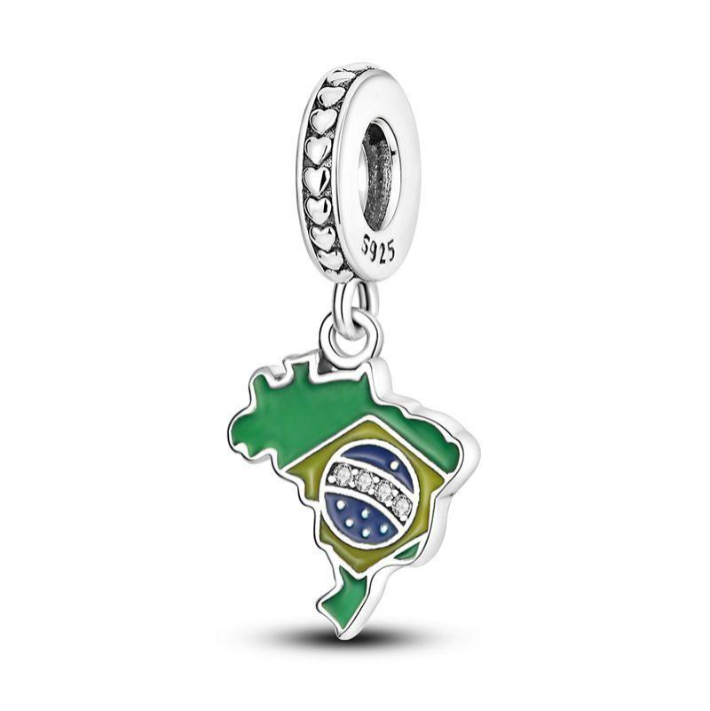 Brasilien Charm-Anhänger